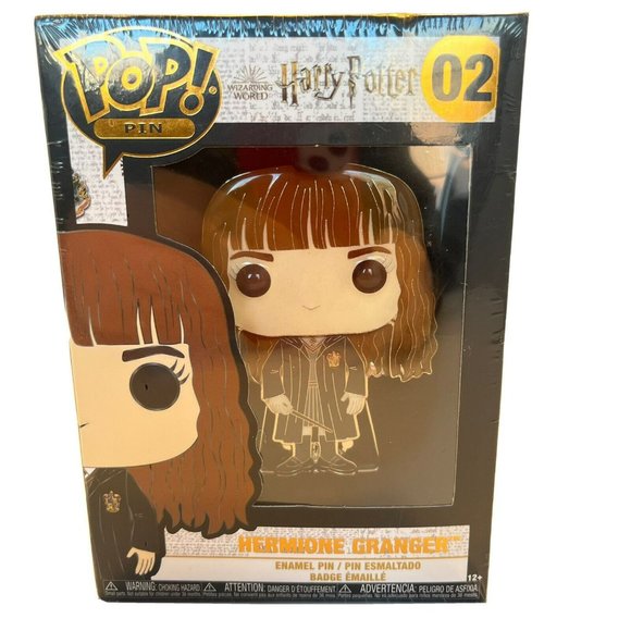 Funko Pop Harry Potter Pins NIB Set Of 3 Hermione Dumbledore Hedwig - Picture 2 of 9